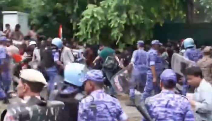 CJP protesters breach barricades to reach near Parliament, clash with RPF personnel; police resort to lathicharge