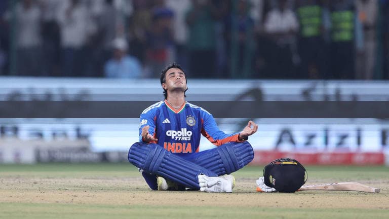 Abhishek Sharma shatters Rohit Sharma's record, breaks internet with ice-cold celebration after 30-ball century